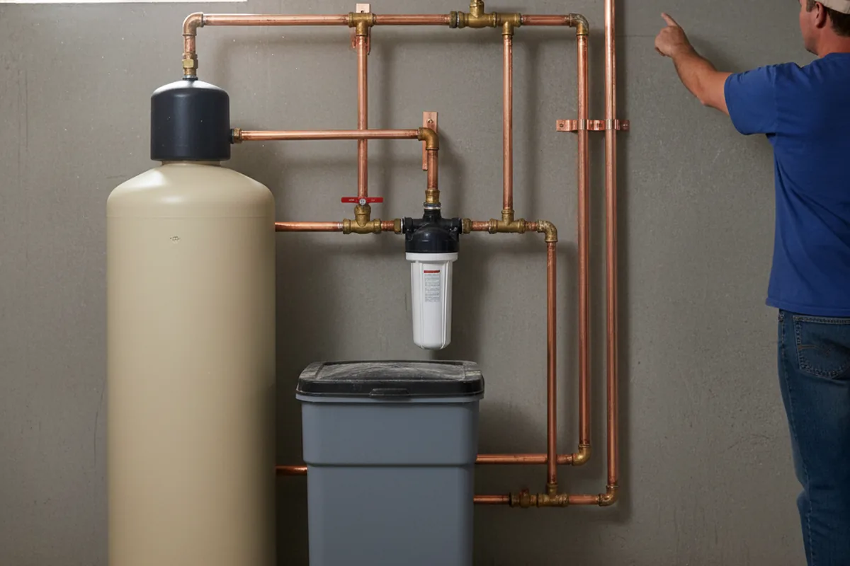 Whole-house water treatment system installed in Durand